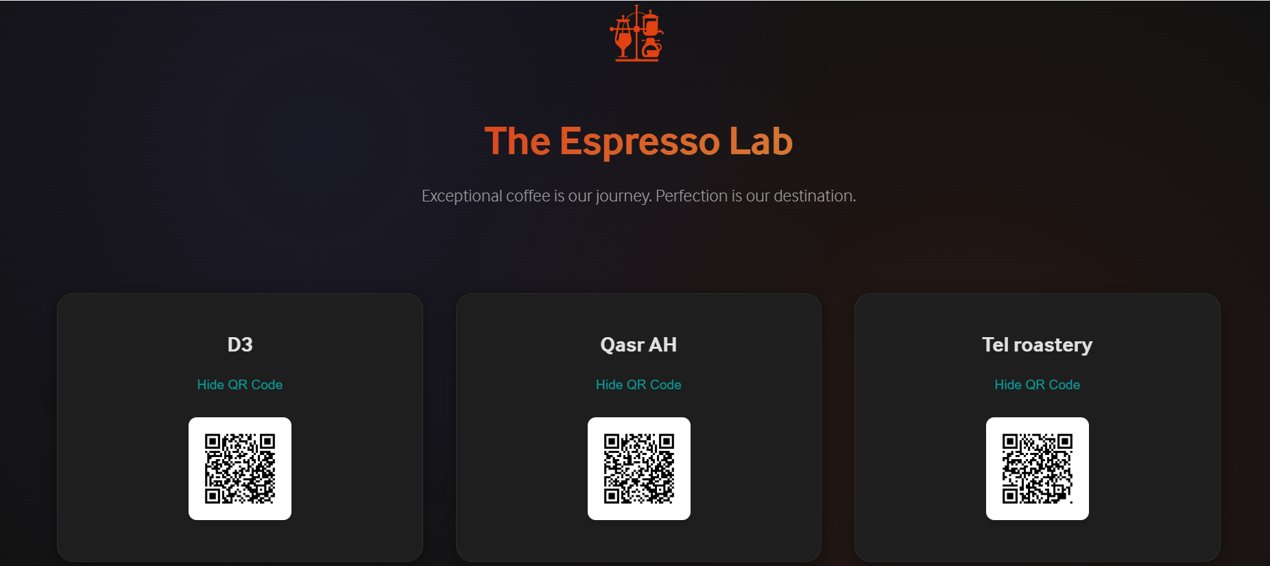 Restaurant Menu Application